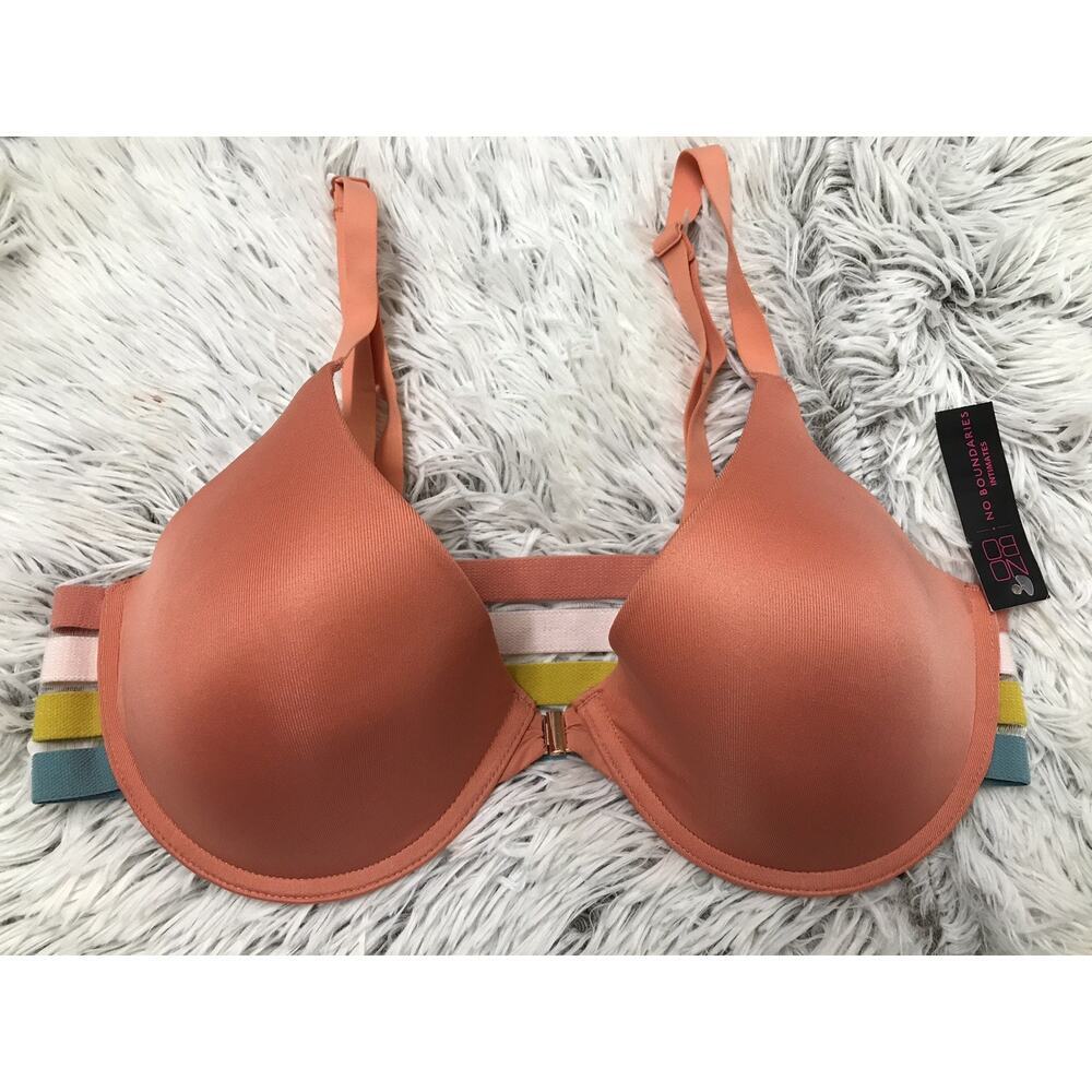Womenn Multicolor 36D Under Wire Push Up Bra Padded Floral Women No Boundaries